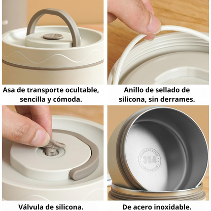 NÓMADABOX Fiambrera de tres compartimentos