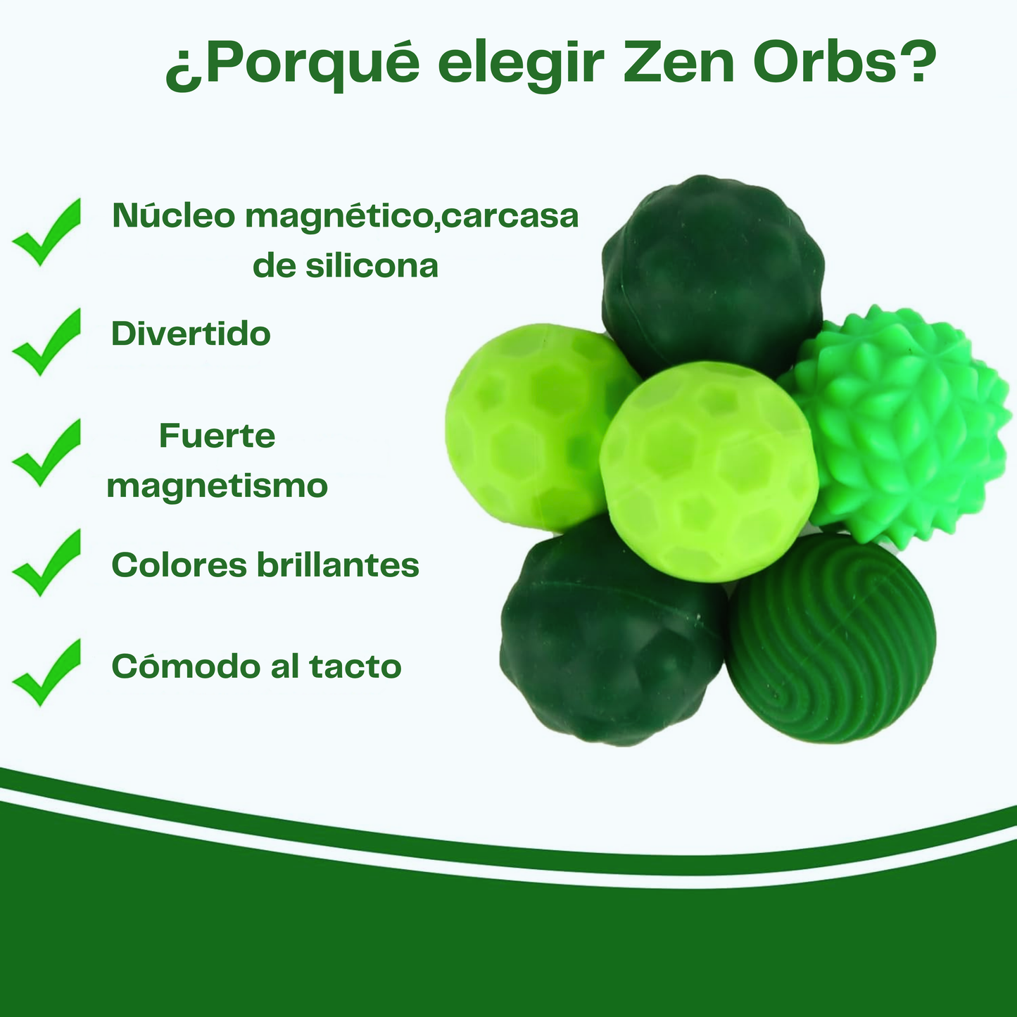 Orbes magnéticos anti estrés